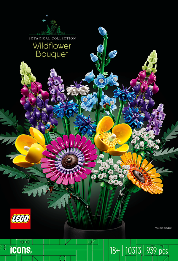 Foto van speelgoed LEGO_icons_BoeketMetWildeBloemen_10313_box_straight.png